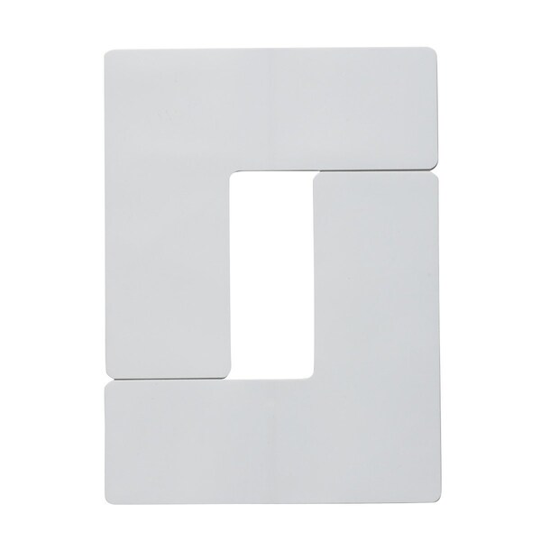Brady Floor Marking Tape, Vinyl, 10 in W., 10 in L., 0.050 in Thickness, 20 PK 170027 - main